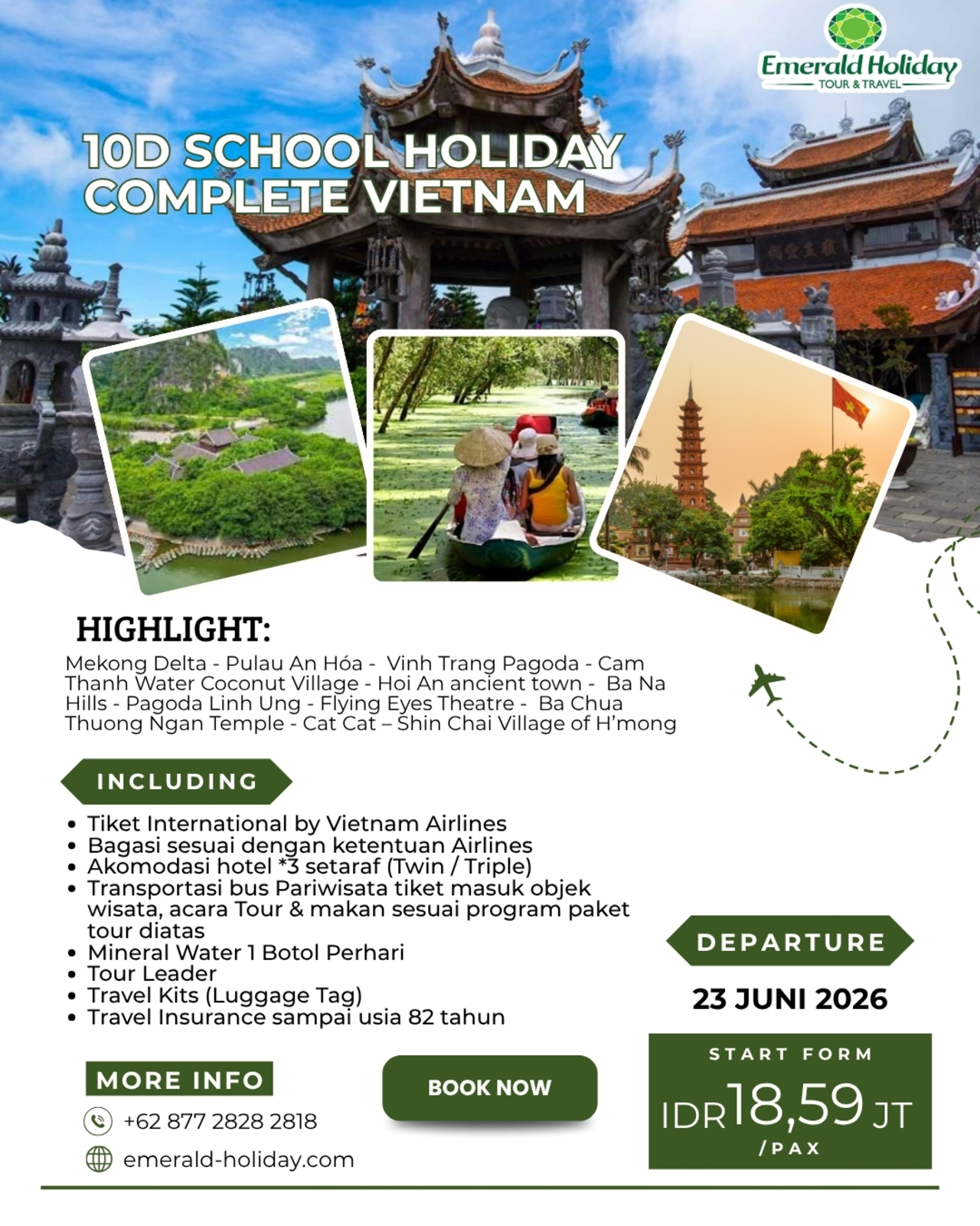 SCHOOL HOLIDAY COMPLETE VIETNAM